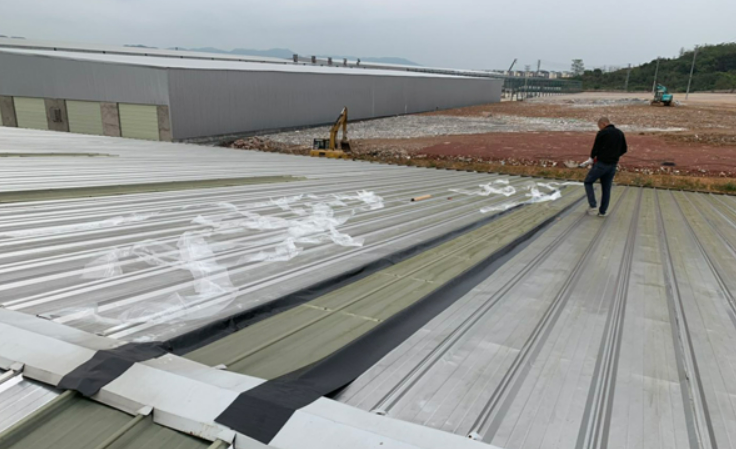 皂市镇厂房屋面防水维修案例